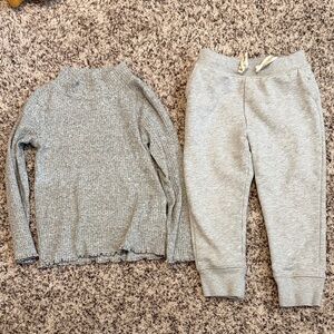 Crewcuts Gray Kids Sweatpants & Sweater Set